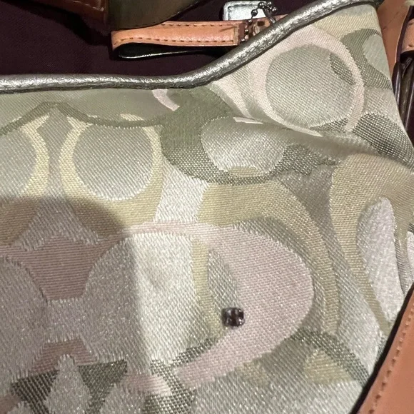 Rare ladybug lime green Coach Women's hobo Bag - Picture 8 of 8